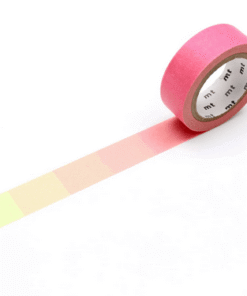 MT | Washi Tape - Fluorescent Gradation Pink x Green