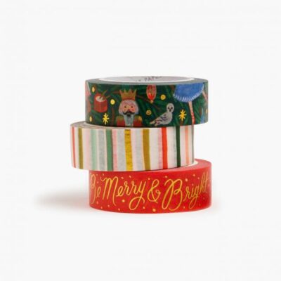 Rifle Paper Co.| Set de 3 Washi Tapes - Nutcracker