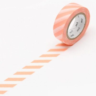 MT | Washi Tape - Stripe Salmon Pink