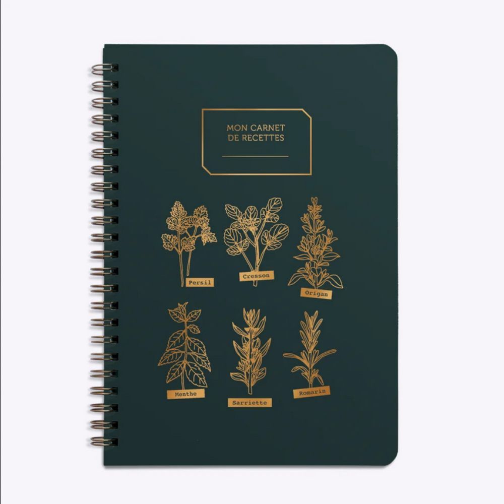 Les Editions du Paon | Cuaderno de Recetas - Mes Aromates Vert Sapin
