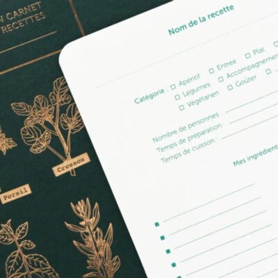 Les Editions du Paon | Cuaderno de Recetas - Mes Aromates Vert Sapin - Imagen 2
