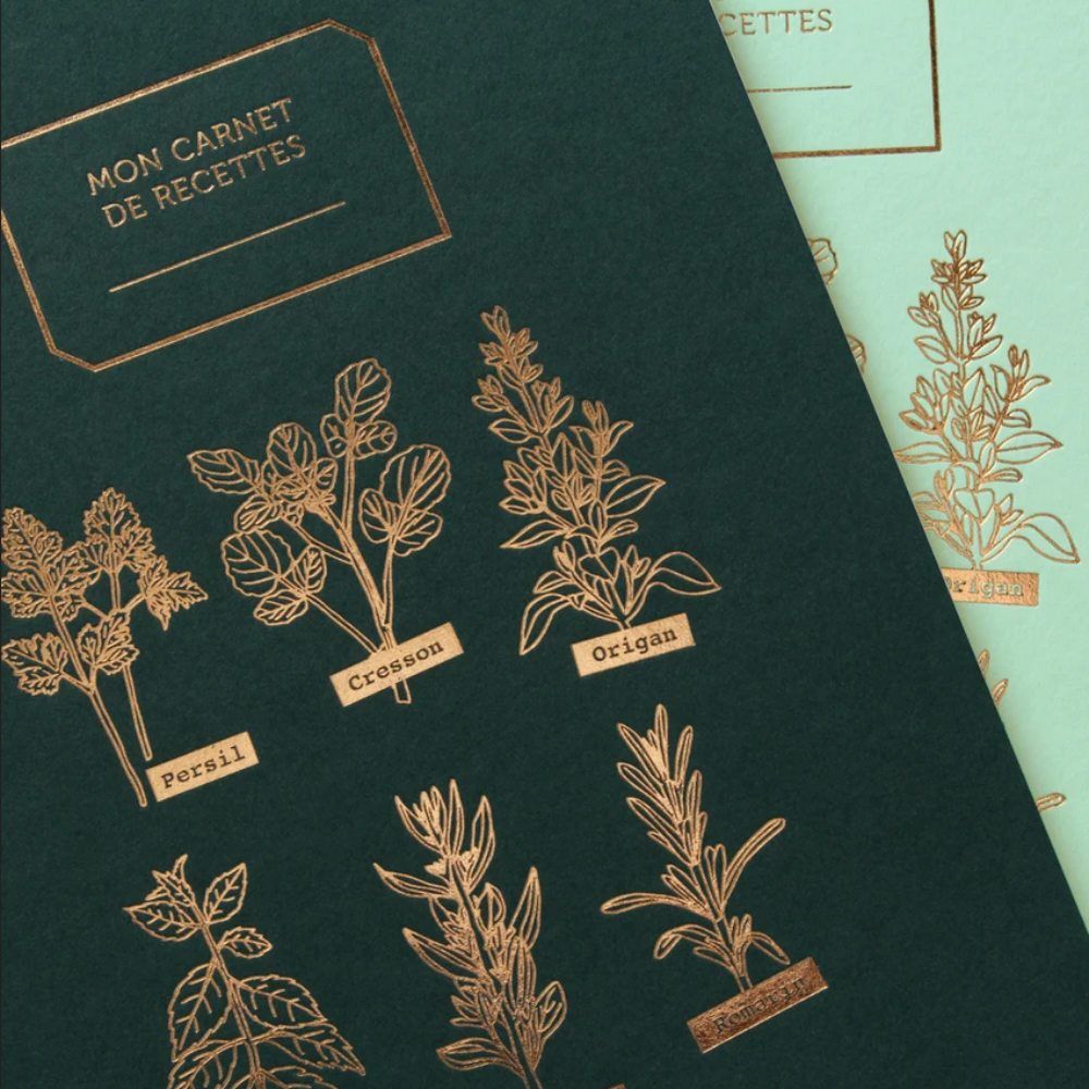 Les Editions du Paon | Cuaderno de Recetas - Mes Aromates Vert Sapin - Imagen 3