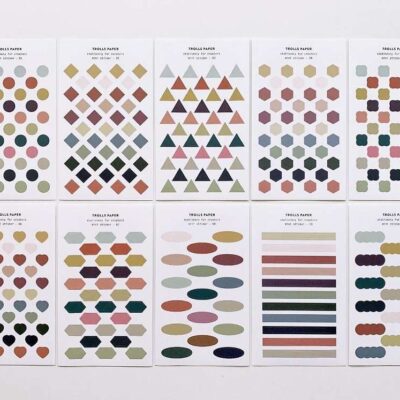 Alternative view of TROLLS PAPER | Pack de 10 hojas de diferentes pegatinas - Formas Minis