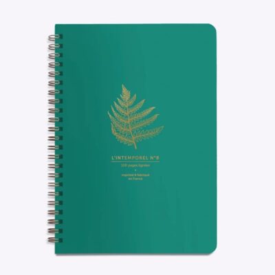Les Editions du Paon | Cuaderno Atemporal - Helechos Esmeralda