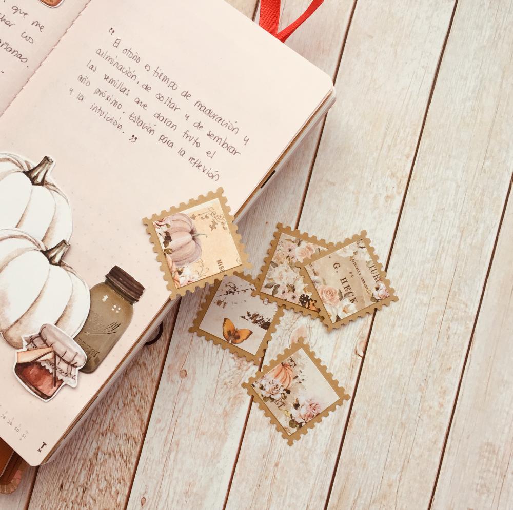 Sellos de papel para journaling epoca favorita