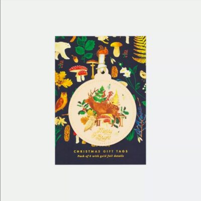 All the ways to say | Set de 6 Gift Tag Winter Herbarium