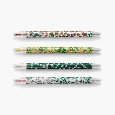 Set boligrafos metalizados Mistletoe