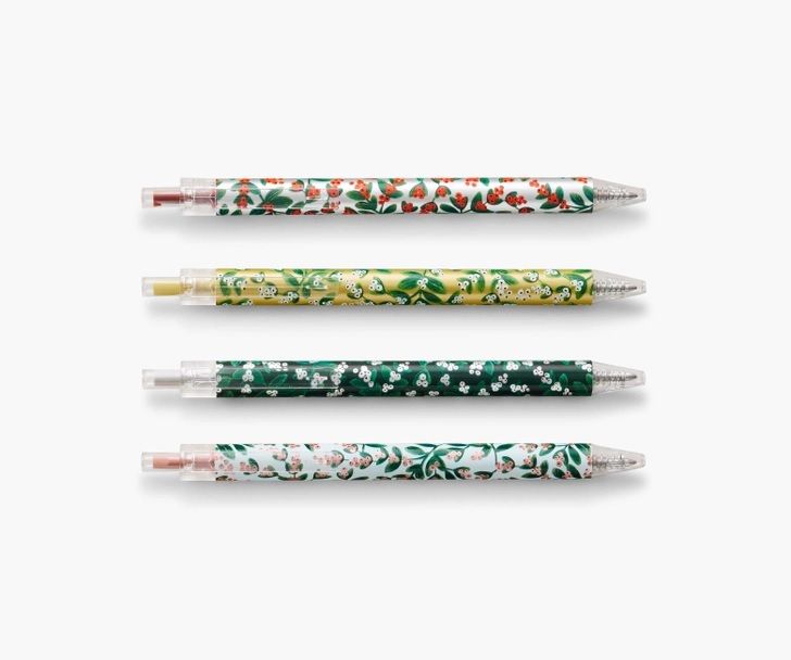 Set boligrafos metalizados Mistletoe