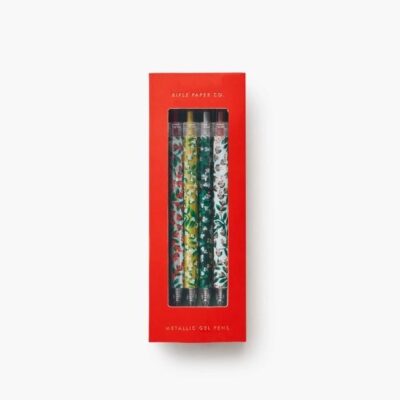 Set boligrafos metalizados Mistletoe