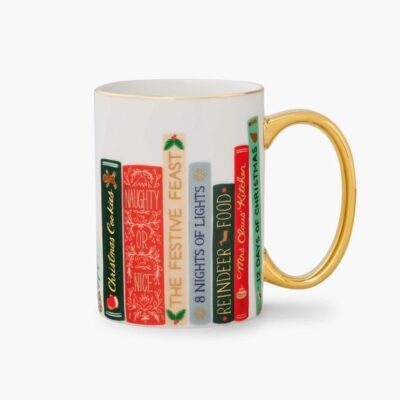 Rifle Paper Co. | Taza de porcelana - Festive Book Club