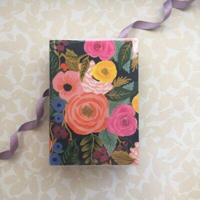 Midori | Cuaderno Codex (Gordito/día Página) con Cubierta Rifle Paper Co. - Juliet Rose