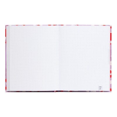 Alternative view of Pepa Lani | Bullet journal Pro - Small hearts lila/white 160 GSM
