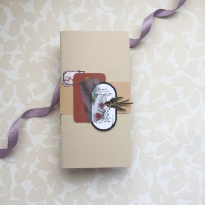 Trece Ideas | Journal Kraft con Fajín 1