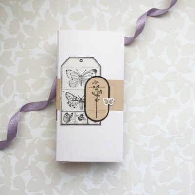 Trece Ideas | Journal Rosa Vintage con Fajín
