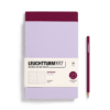 Leuchtturm 1917 | Set 2 Libretas - Jott Book A5 - Tapa Blanda - Lilac & Port Red