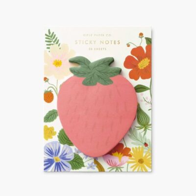 Rifle Paper Co. | Notas Adhesivas - Strawberry