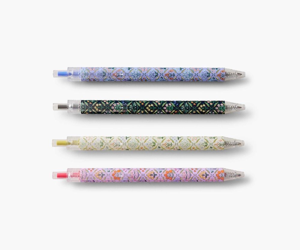 Rifle Paper Co. | Set de 4 Bolígrafos de Gel - Estee