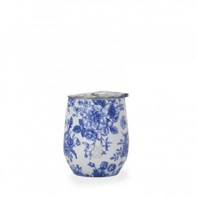Yoko Design | Taza Térmica - 250ml - Toile de Jouy Bleu