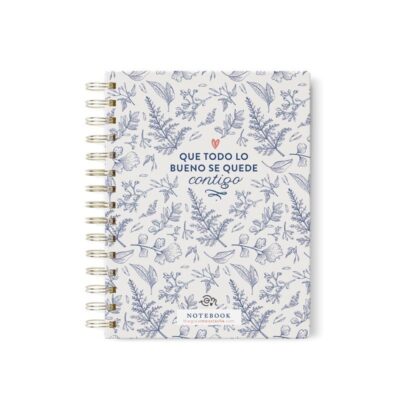 The Great Moustache | Cuaderno A5 - Blue Vintage Reedition