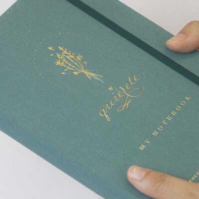 The Great Moustache | Cuaderno Entelado A5 - Blue Quiérete - Imagen 3