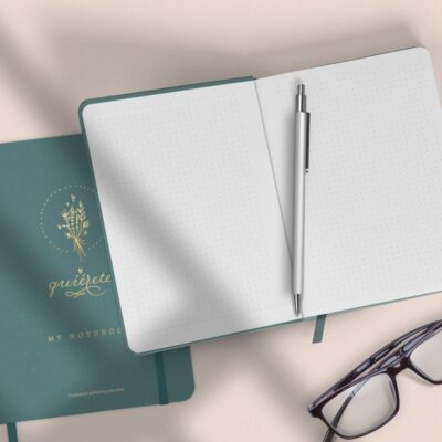 The Great Moustache | Cuaderno Entelado A5 - Blue Quiérete - Imagen 2