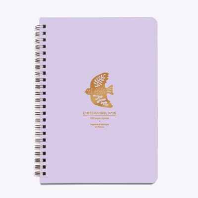 Les Editions du Paon | Cuaderno Atemporal - Pájaro Lila