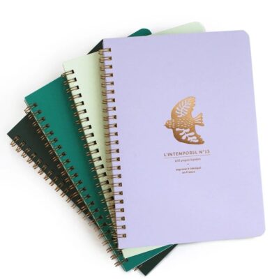 Les Editions du Paon | Cuaderno Atemporal - Pájaro Lila - Imagen 2