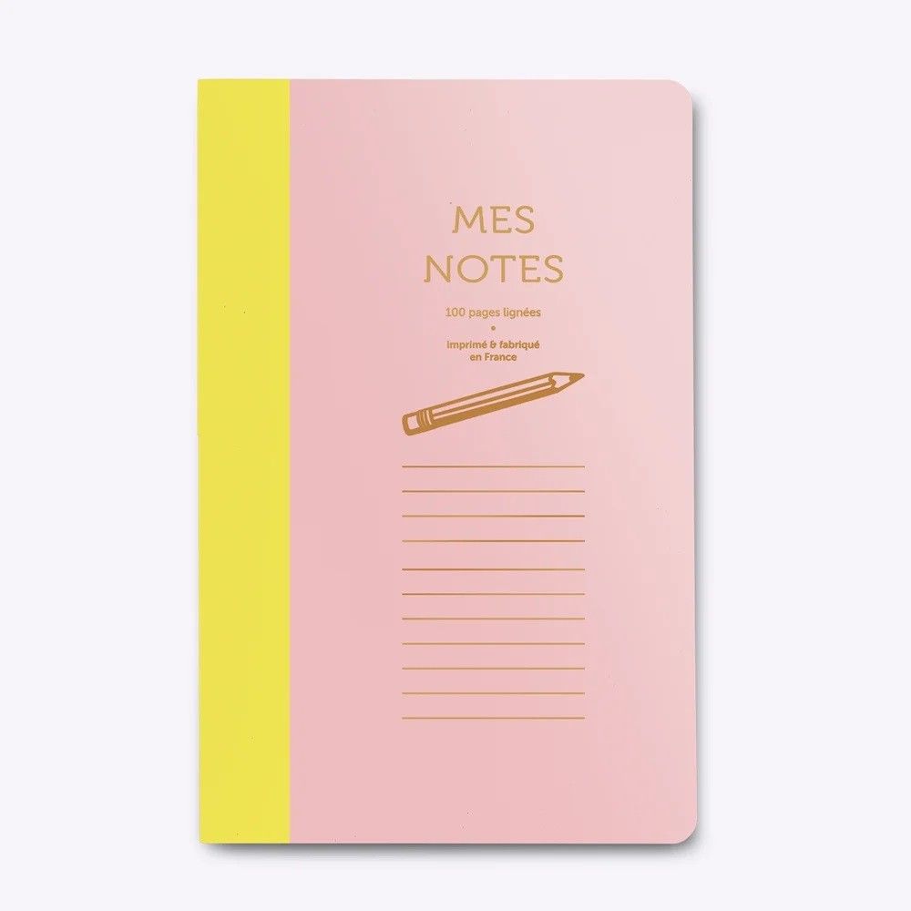 Les Editions du Paon | Libreta - Jaune et Rose