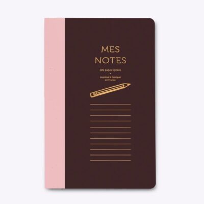 Les Editions du Paon | Libreta - Rose et Grenat