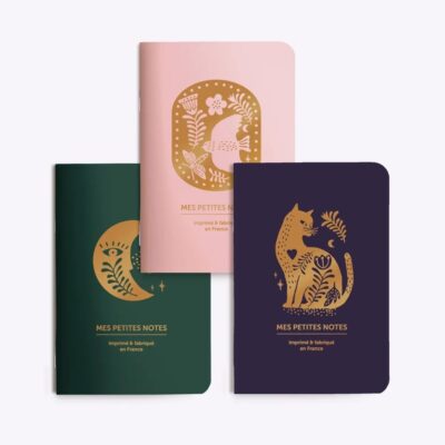 Les Editions du Paon | Set de 3 libretas Pequeñas - Reverie