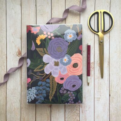 Midori | Cuaderno Codex (Gordito/día Página) con Cubierta Rifle Paper Co. -  Violet