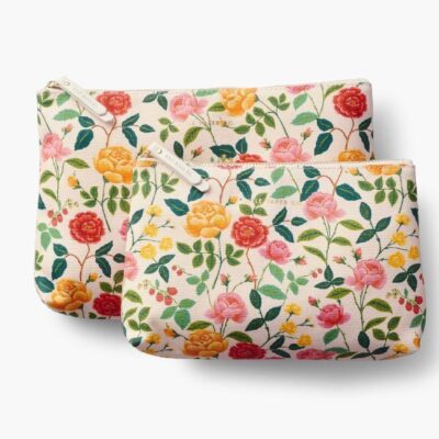 Rifle Paper Co | Set de 2 Estuches/Neceseres - Roses