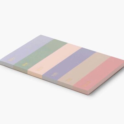 Rifle Paper Co. | Memo Notepad - Muted color block - Semanal - Imagen 2