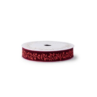 Rifle Paper Co. | Cinta de Navidad - Pomegranate Velvet