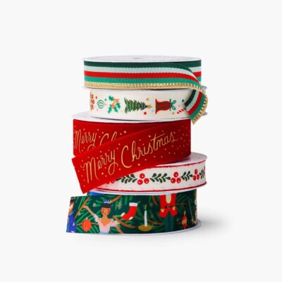 Rifle Paper Co. | Set 5 Cintas de Navidad - Holiday