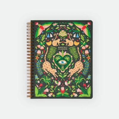 All the ways to say | Planificador Mensual Green jungle