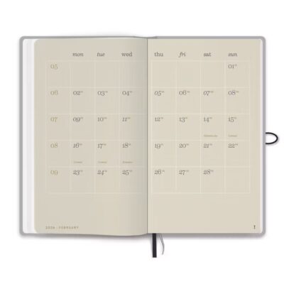 Tinne+Mia | Agenda/Planner with button 2026 - Blue Print - Imagen 4