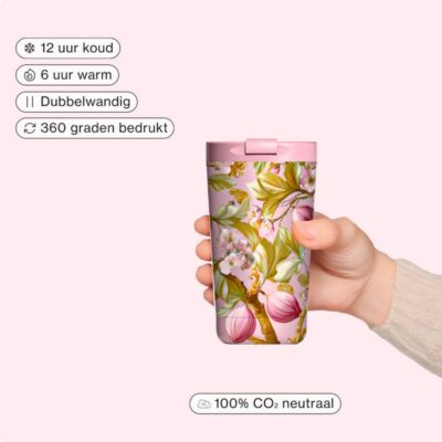 IZY Bottles B.V. | Taza Térmica - 350ml - Fico Rosa - Imagen 4
