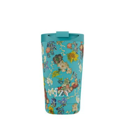 IZY Bottles B.V. | Taza Térmica - 350ml - Vincent's Flowers (green)