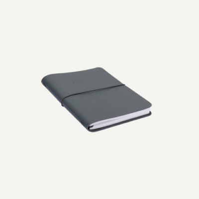 Alternative view of Monk & Anna | Cuaderno con cubierta de piel vegana - M - Ash
