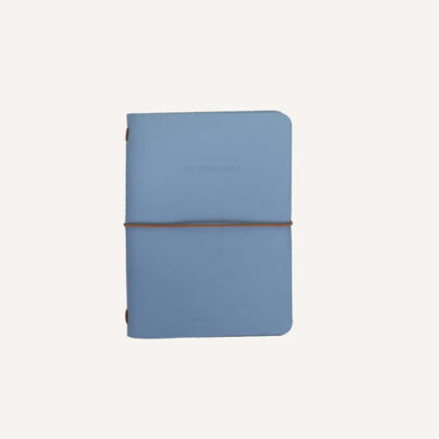 Monk & Anna | Cuaderno con cubierta de piel vegana - M - Blue Sky