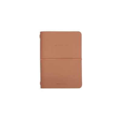 Monk & Anna | Cuaderno con cubierta de piel vegana - M - Clay