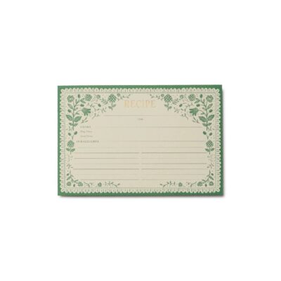 Rifle Paper Co. | Pack de 12 tarjetas de recetas - Artichoke