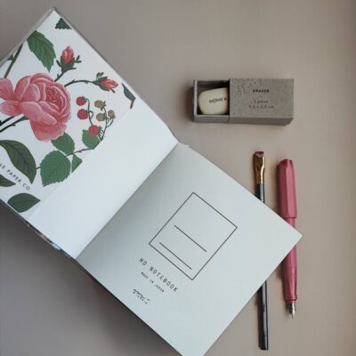 Midori | MD Notebook Cotton – A5 Square - Roses - Imagen 2