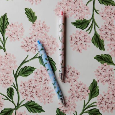 Rifle Paper Co. | Set de 2 bolígrafos de gel- Hydrangea