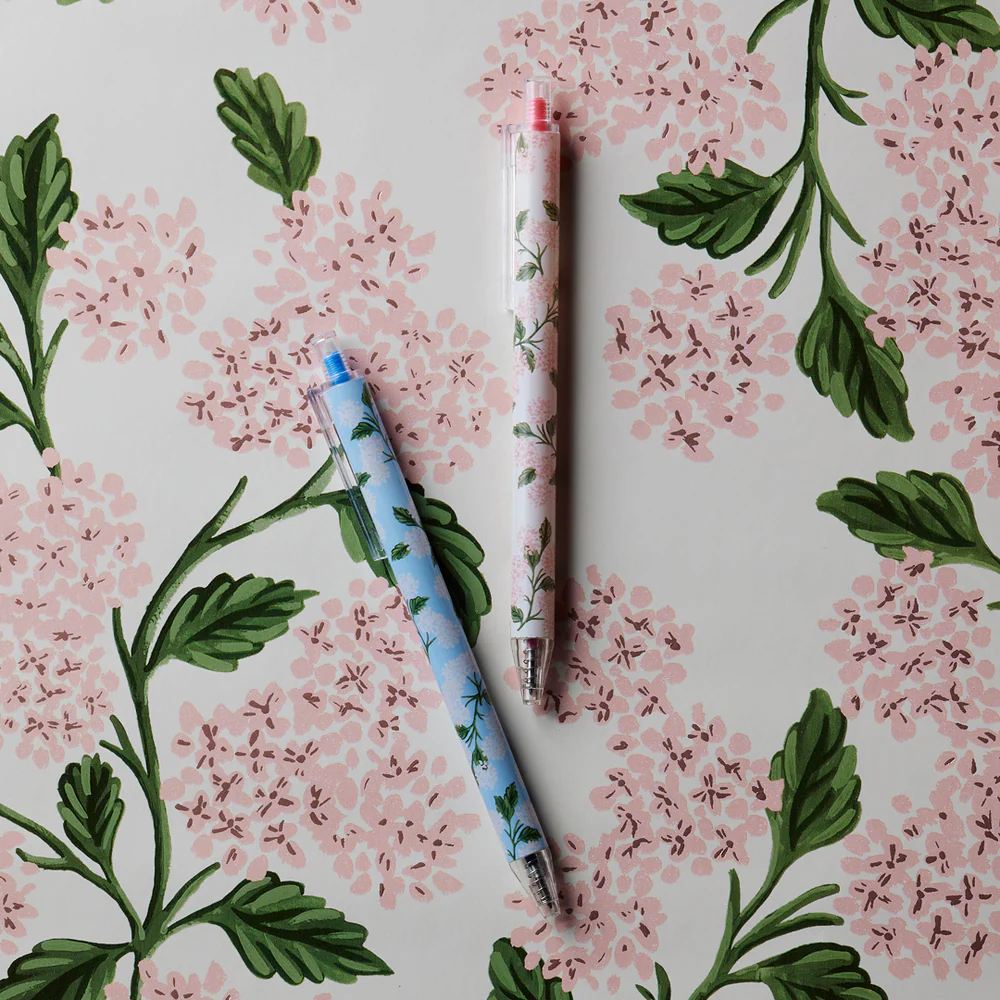 Rifle Paper Co. | Set de 2 bolígrafos de gel- Hydrangea