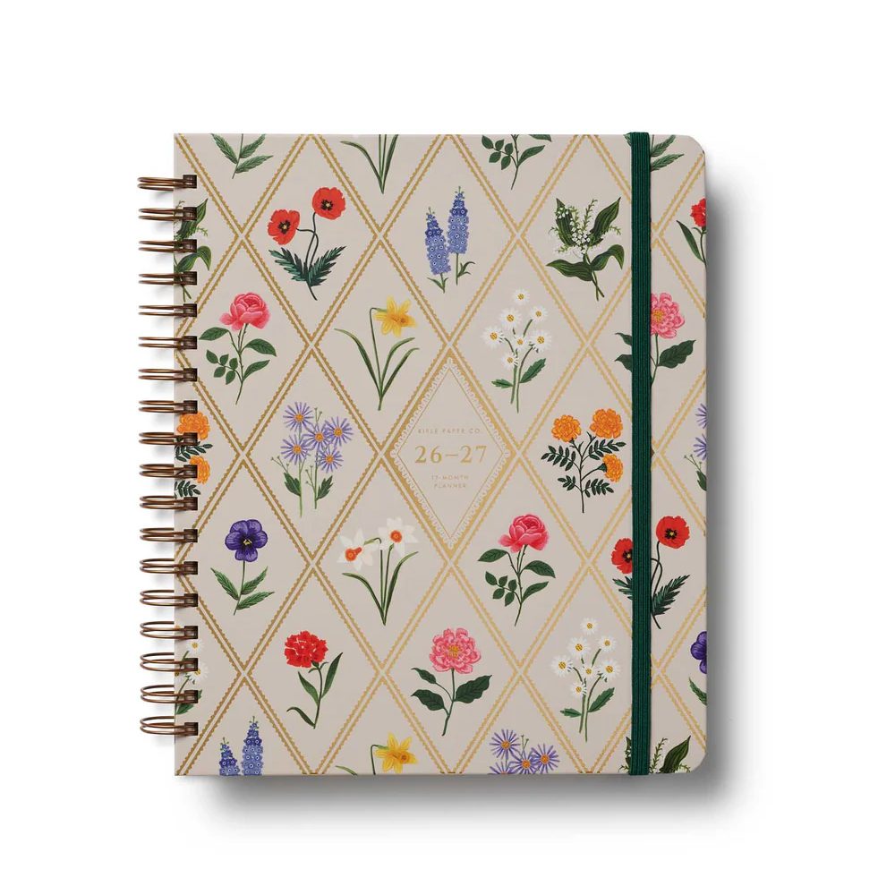 Rifle Paper Co | Agenda 17 meses - 2026-2027 - Garden Study