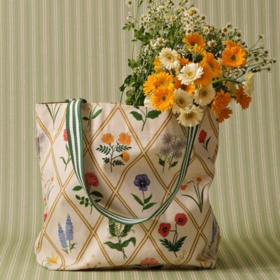 Rifle Paper Co. | Bolso Tote de Lona- Garden Study