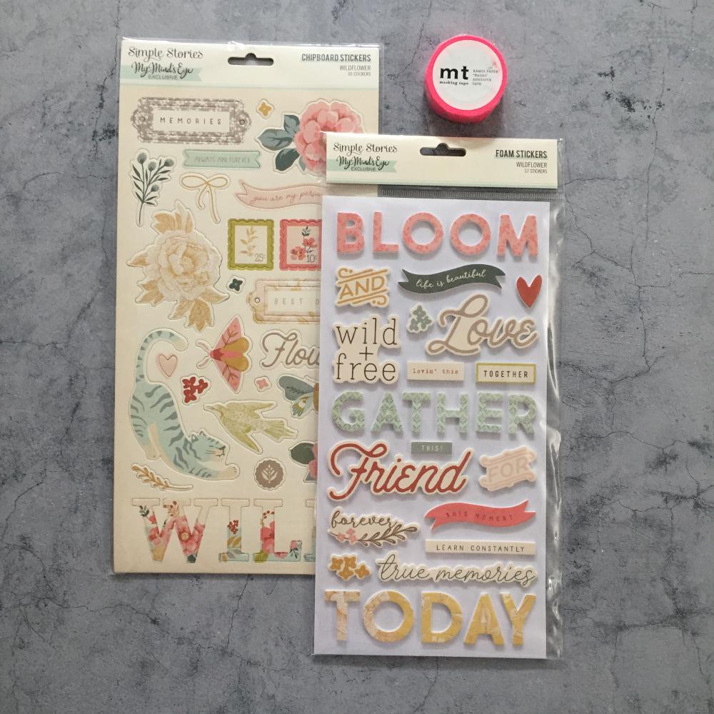 Trece Ideas | Pack Wild Flowers - Chipboards